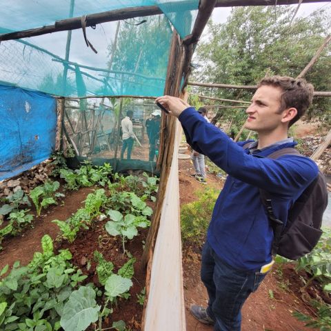 Eli Newell spent his research summer and leadership summer in the program working to protect Lake Victoria in sustainable ways. Provided.